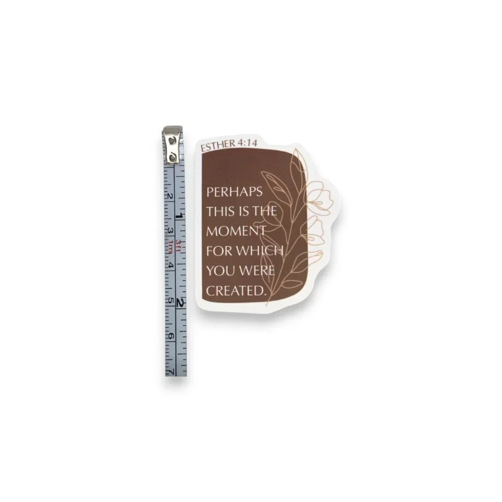 Sticker Religious Christian Bible Verse Esther 4:14